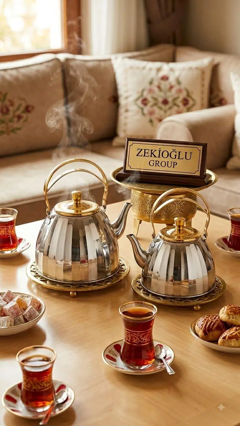 2 LİTRE VE 3 LİTRE GÜMÜŞ RENKLİ ÇAYDANLIK TAKIMI Paslanmaz Çelik Çaydanlık İTHAL DEMLİK ÇAYDANLIK 