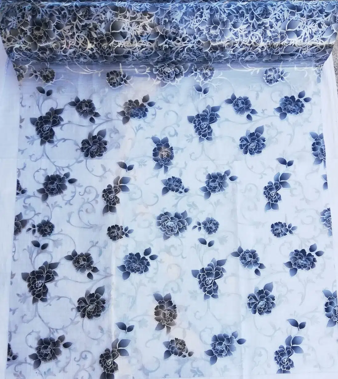 MASA ÖRTÜSÜ DESENLİ ŞEFFAF MASA ÖRTÜSÜ 1.7mm KALIN PVC KAYMAZ 100 CM X 190 CM
