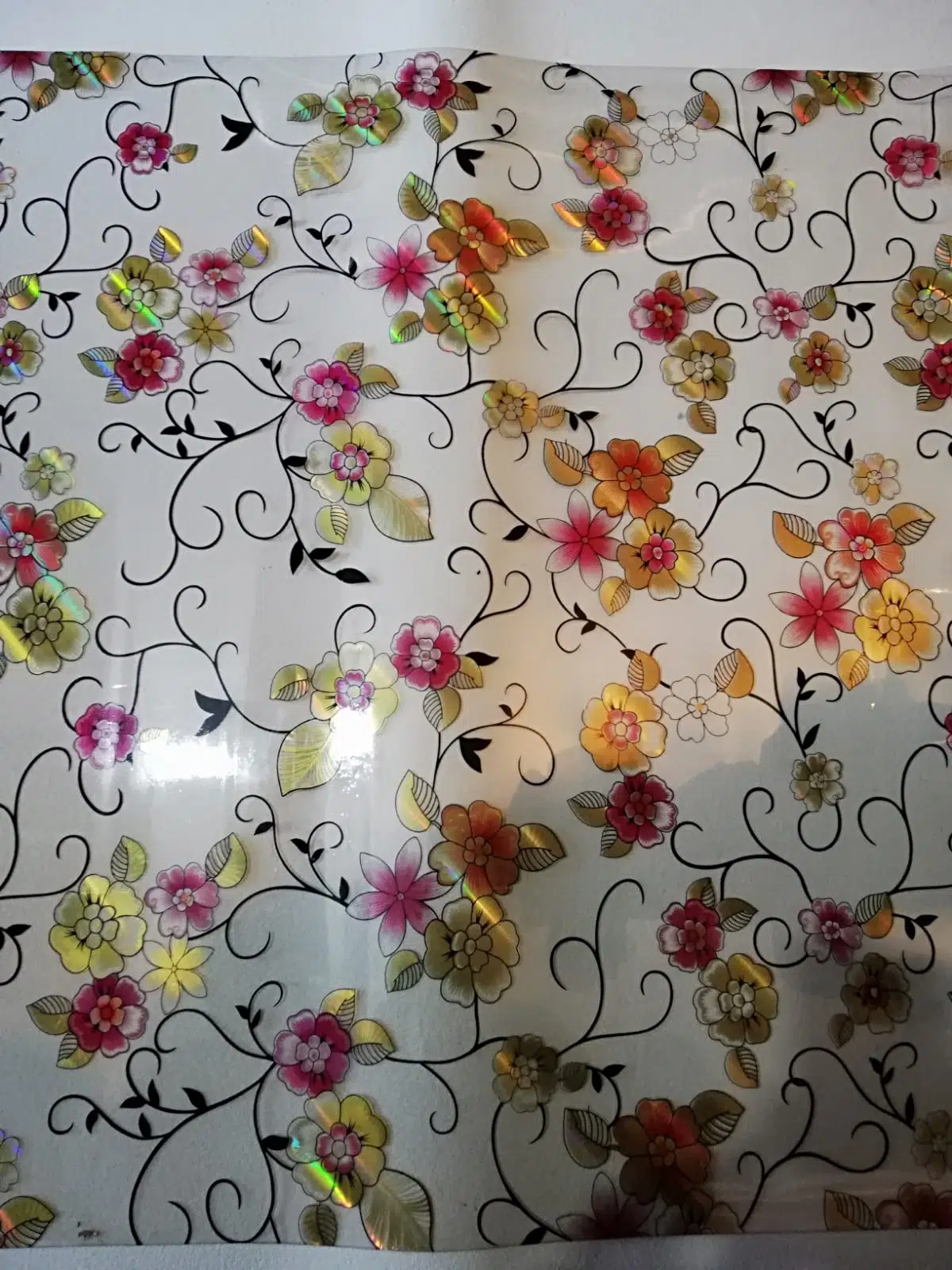 ŞEFFAF MASA ÖRTÜSÜ 1,4 mm 80 cm x 140 cm Kalın DESENLİ Pvc Kaymaz Masa ÖrtüsÜ